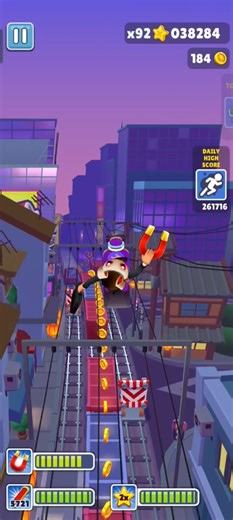 Wait For end 😱 Frank🐰 SUBWAY SURFERS World tour Sakura tokyo 2072 shorts #shortsfeed #subwaysurfers