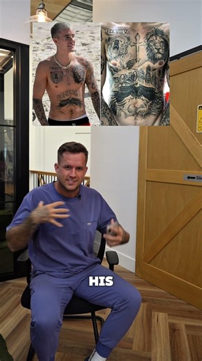 Blushing At Justin Bieber's Tattoos