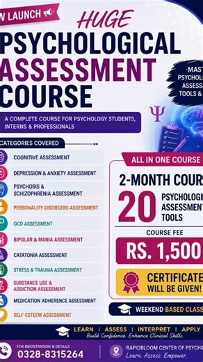 Psychological Assessment course