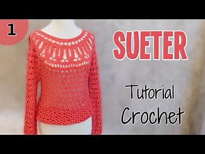How to crochet a sweater (1/2)