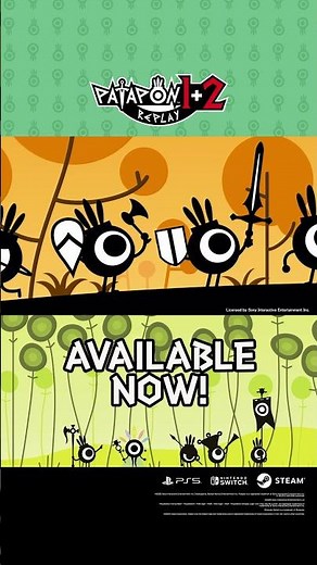 #PATAPON 1+2 REPLAY is available now on Playstation, Nintendo Switch and Steam.