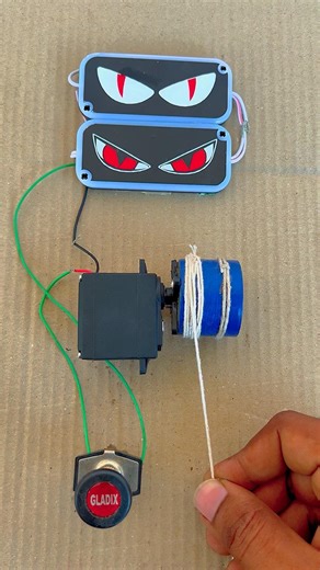 Powering spiderman batman light using servo gearbox#shorts#shortsworld