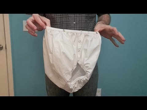 ObboMed Snap-On Reusable Washable Waterproof Incontinent Underpants / adult diaper cover review.
