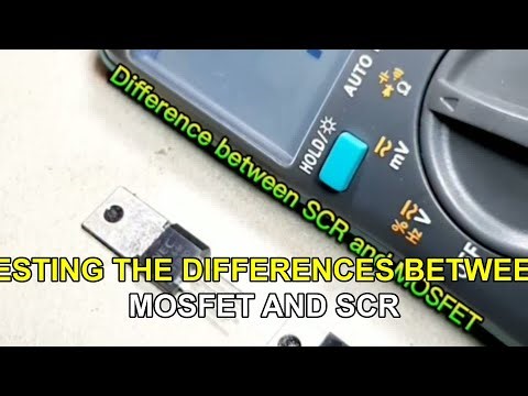 TESTING THE DIFFERENCES BETWEEN MOSFET AND SCR FINAL | Electronics Tutorial Herman Suhaemi