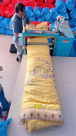 Quilt Packing Process #QuiltPacking #EfficientProduction #SmartFactory | Ogunquit, Maine Oceanfront Rentals