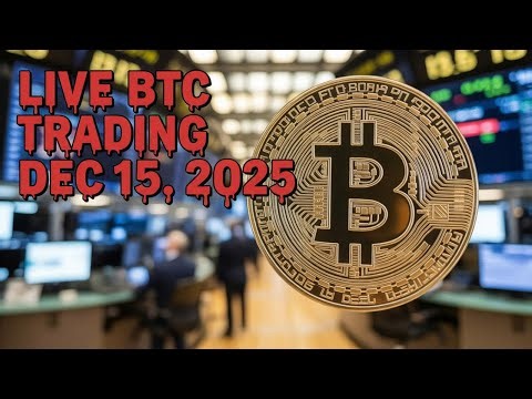 Bitcoin (BTC) Live Chart Walkthrough | Educational Market Analysis | Dec 15, 2025. #btc #live