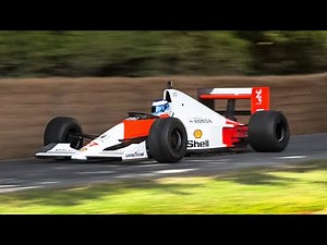 1990 McLaren-Honda MP4/5B ex-Ayrton Senna F1 V10 Car in action at Festival of Speed 2022!
