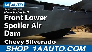 How To Replace Front Lower Spoiler 2007-13 Chevy Silverado