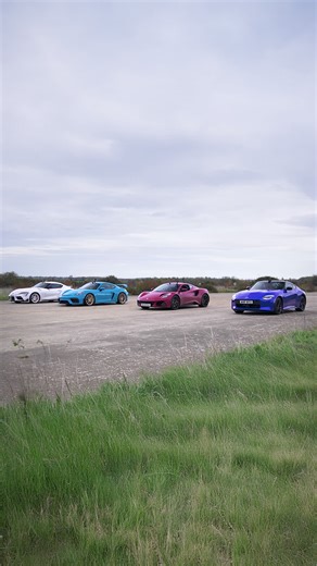 Nissan Z vs Lotus Emira vs Porsche Cayman GT4 vs Toyota Supra! 🔥😱 https://bit.ly/nissan-z-vs-lotus | carwow