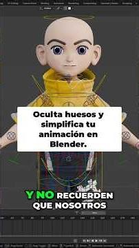 Anima tu Personaje Control Avanzado de Rigging🪄 #blender3d #photoshop #blendergameengine