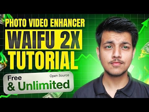 Enhance your Video Quality for Free!! - Waifu2x - 100% Locally - (No Limits)
