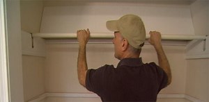 How to Cover Closet Rods with Plastic Pipe - Today's Homeowner