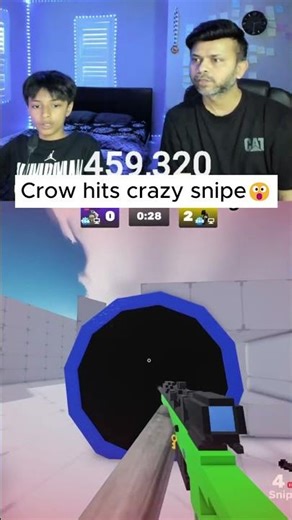 FuriousCrow Hits CRAZY SNIPE😮🔥 #shorts #roblox #gaming #rivals