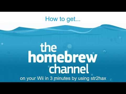 How to homebrew your Wii in 3 minutes using str2hax