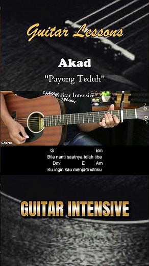 Akad - Payung Teduh | Tutorial Chord Gitar Mudah dan Lirik #chordgitar #guitarchords