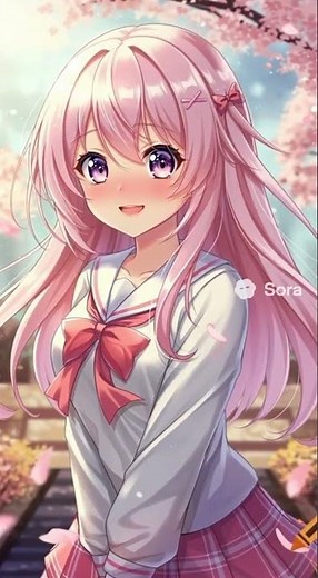 Pink Anime girl farts