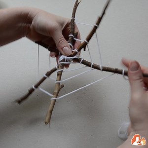 36K views · 354 reactions | Your kids will absolutely love making a stick spider web. They are really easy to make and you'll only need a few things from around your home. Steps: https://mothernatured.com/nature-crafts/stick-spider-web/ | Mother Natured | Facebook