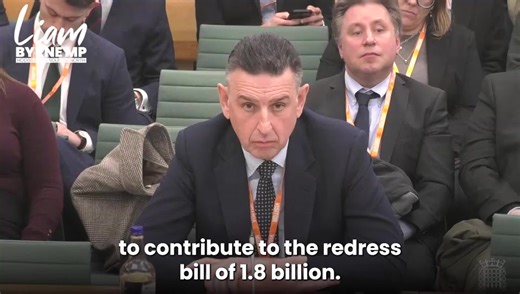£3.5m profit a day globally. £1m a day from British taxpayers. A £1.8bn bill to fix a historic injustice. Fujitsu admits culpability in the Post Office Horizon scandal but won’t say how much it will pay. No figure. No provision. Just fine words about being “ethical”. Ethics aren’t slogans. They’re what you put in the accounts. Watch today's Business and Trade Committee session with Fujitsu, ministers, Post Office leaders - and #Horizon victims as we pursue our campaign for justice | Liam Byrne