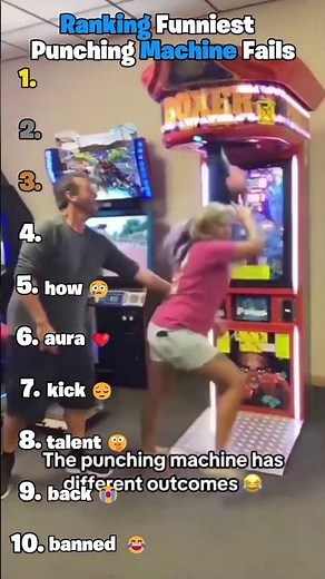 Ranking Funniest Punching Machine Fail Moments