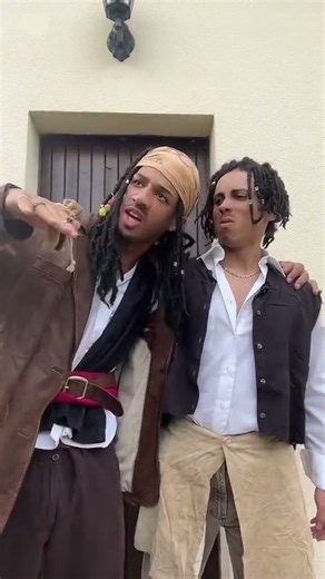 Bro really thought he was Captain Jack Sparrow 💀😂 #shorts