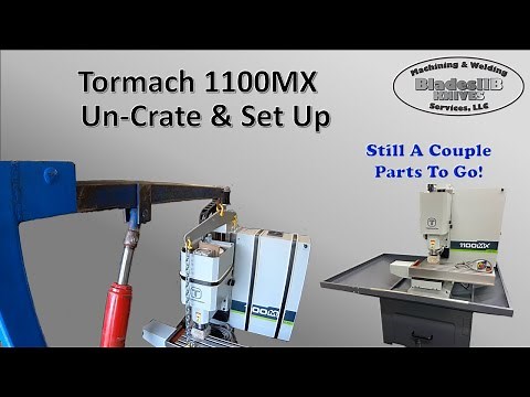 Tormach 1100MX Un-Crate & Set Up In Tight Space