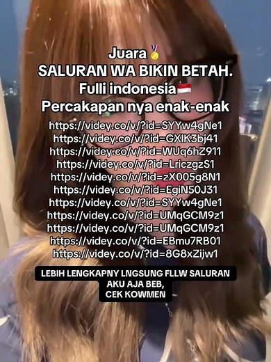 Videy terlengkap di saluran wa #fypshorts #saluranwa #fypシ