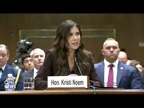 WATCH: Sen. Kennedy questions DHS Secretary Noem in oversight hearing