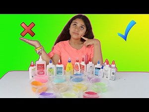 MEJORES PEGAMENTOS, COLA PARA HACER SLIME ? Probando ¿ cuál es el mejor pegamento para slime