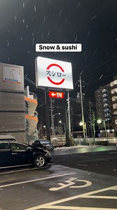 Nagoya is snowing right now ☃️❄️ #japan #nagoya #snow #sushi | Japan Diary日本