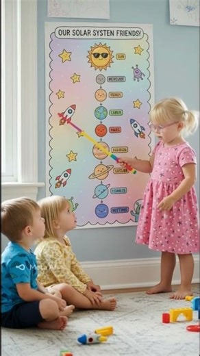 Toddler Teaches the Solar System 🪐 | Learning Planet Names