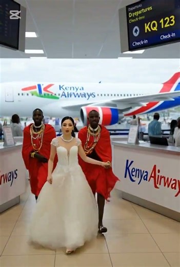 Masai bushman found love in Korean city.