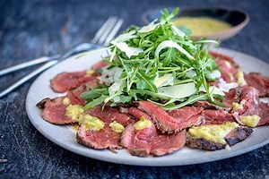 Barbecued Beef Carpaccio | Red Meat Recipes | Weber BBQ
