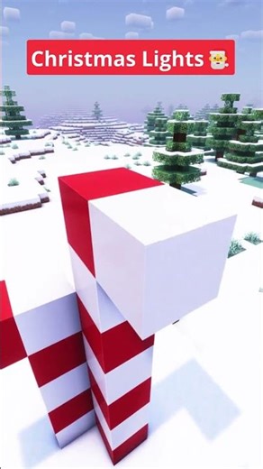 Minecraft Christmas Lights🎅💡 #shorts