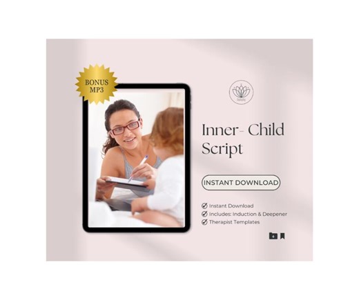 Inner Child Healing Hypnosis Script: Guided Meditation for Therapists PDF Instant Download, MP3 Included - Etsy