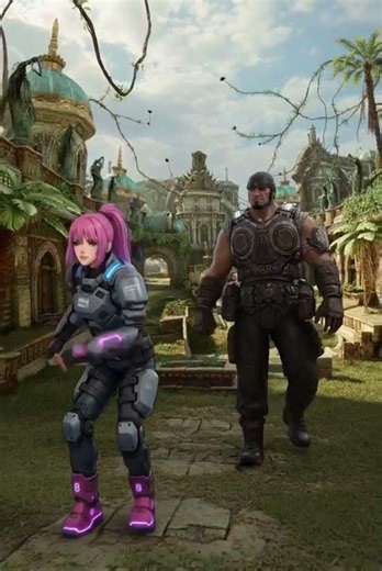 MIRAÉ x GEARS : L'entraînement commence avec Marcus ! ⚙️🏃‍♀️🔥#mirae #gearsofwar #marcusfenix