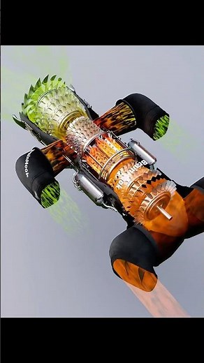 Harrier Jet’s Secret? Rotating Pegasus Power!