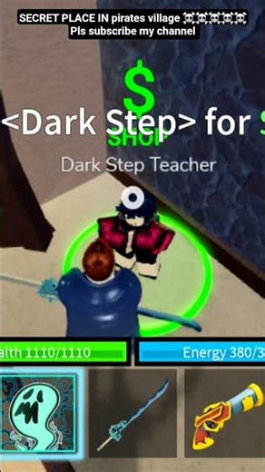 SECRET PLACE IN PIRATES VILLAGE ☠️ 😎 IN BLOX FRUIT #roblox # BLOX FRUITS