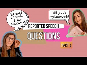 REPORTED SPEECH Questions | HOW TO ENGLISH