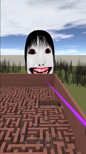 Destroying Yoshie Kimura in Big Maze Nextbot Gmod