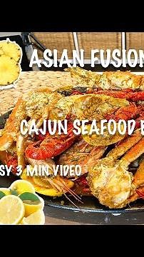 Asian Cajun Seafood Boil Sauce Crawfish Recipe | Fusion Crab Lobster | How to Cook Shrimp Louisiana