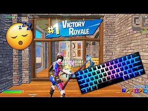 [30 MIN] Chill😴Fortnite Keyboard & Mouse Sounds ASMR🏆Gameplay Smooth