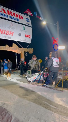Eddie Burke Jr. and his team arrived just before 11 .p.m. last night. He is this year’s Iditarod Rookie of the year! | Alaska Magazine