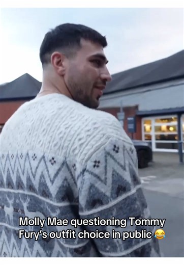 Molly Mae Questions Tommy Fury's Outfit Choice