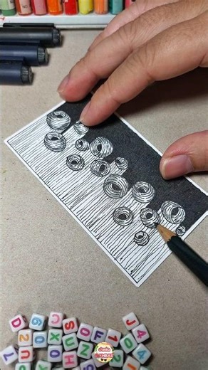 How to draw zentangle ball line pattern #art #zentanglelegend #drawing #zenpatterns #howtodraw