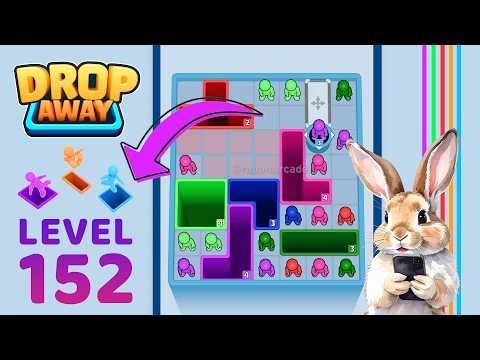 Drop Away Level 152 Solution Walkthrough