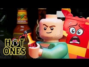 LEGO Sean Evans Interviews Queen Watevra Wa'Nabi | Hot Ones