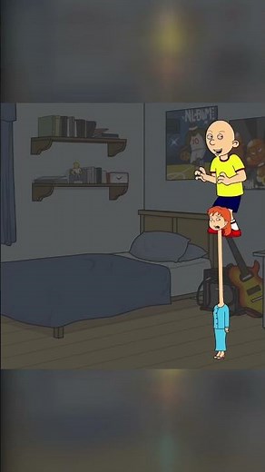 Caillou Performs the Neck Stretch Fatality #caillougetsgrounded #mortalkombat