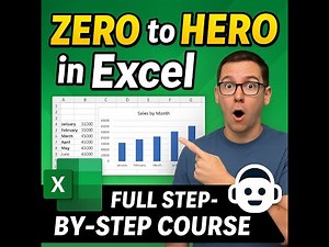 🎓 ZERO to HERO in Excel! 📈 Full Step-by-Step Course with AI Integration||#youtube #excel #ai