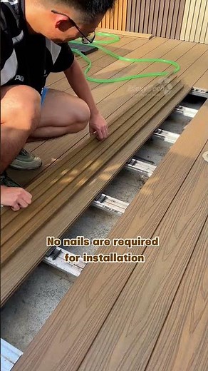 Easy-to-Install Decking for Your DIY Project #wpc #mexytech #garden #backyard #wood #deck #decking