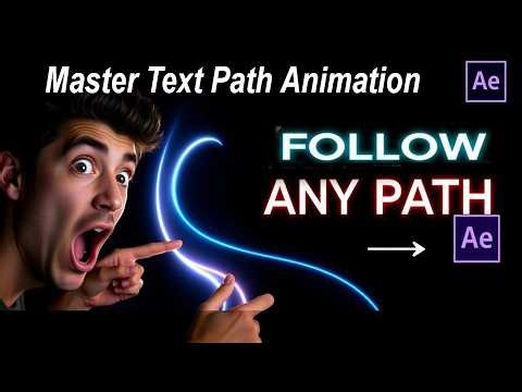 Master Text Path Animation in After Effects 2026 (No Plugins Needed!) 🔥